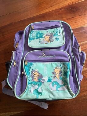 Louis Garneau Kids' Purple & Teal Mermaid Backpack